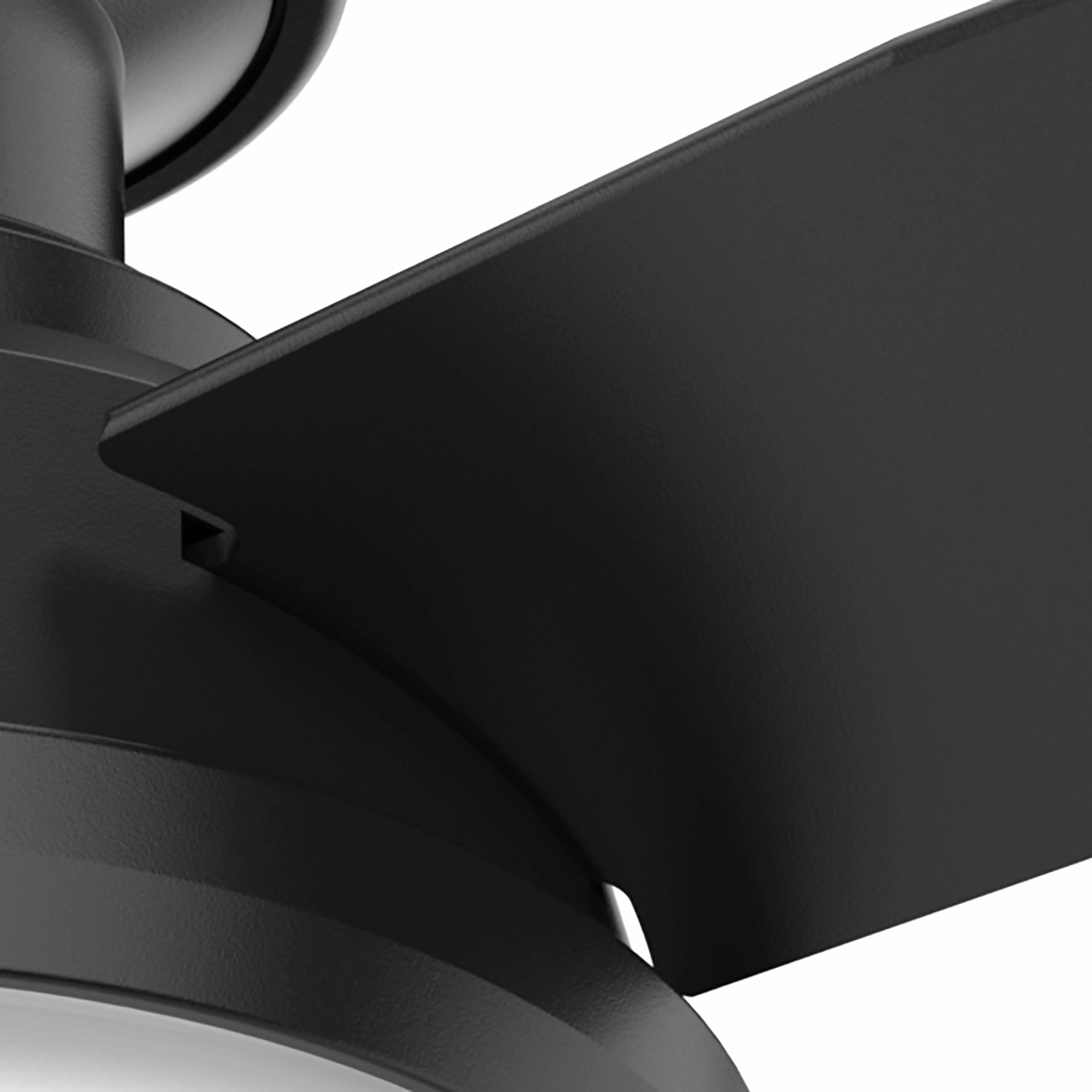 Dempsey 44"Ceiling Fan Matte Black Small Fans for less