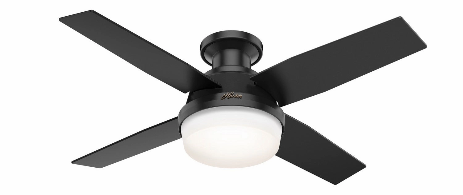 Dempsey 44"Ceiling Fan Matte Black Small Fans FANS clearance