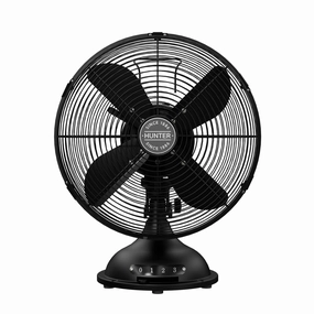 Desk Fan Matte Black Wall Fans Cooling Combo