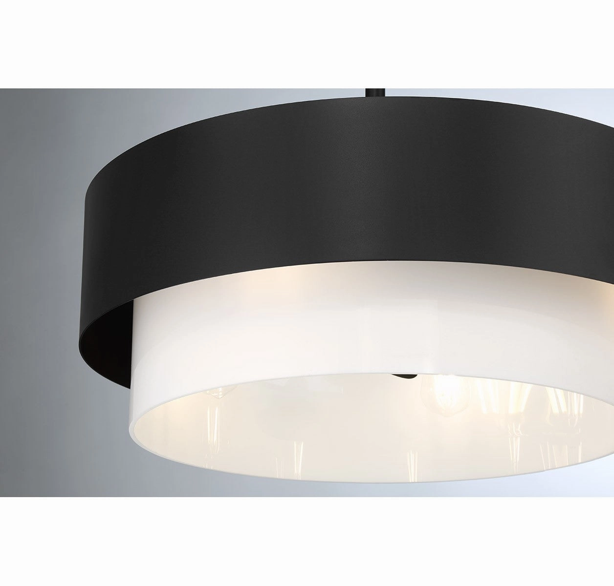 Diana Four Light Fan D'Lier Matte Black Fandeliers at discount prices
