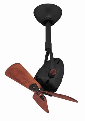 Diane 16"Ceiling Fan Matte Black Small Fans FANS special offer