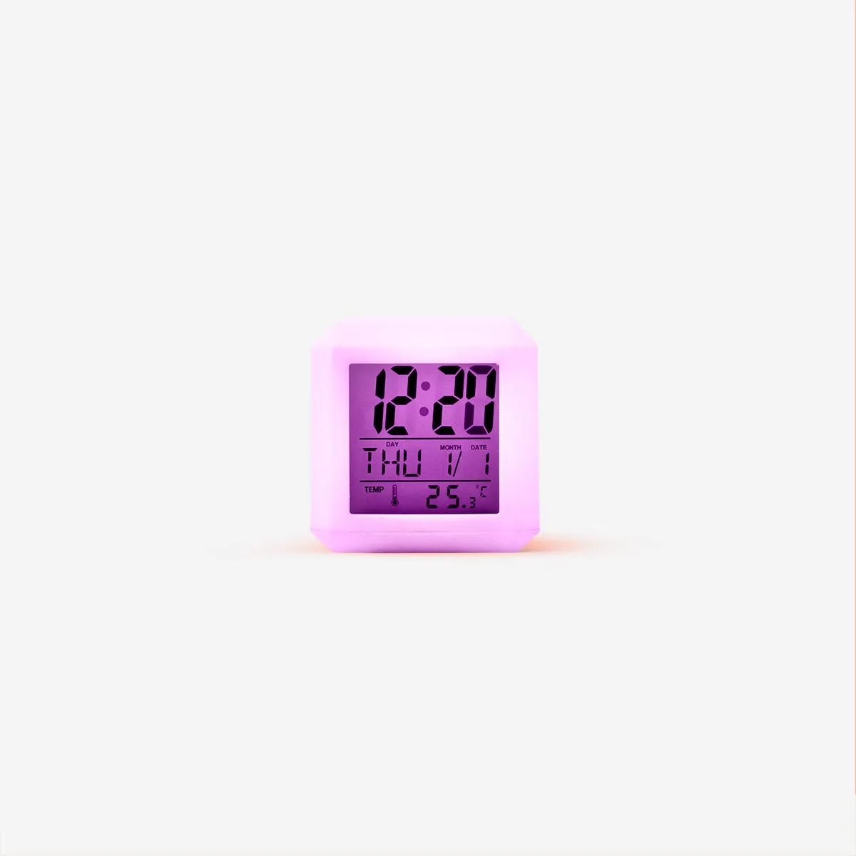 Digital alarm clock. Colour-changing Home Decor clearance sale
