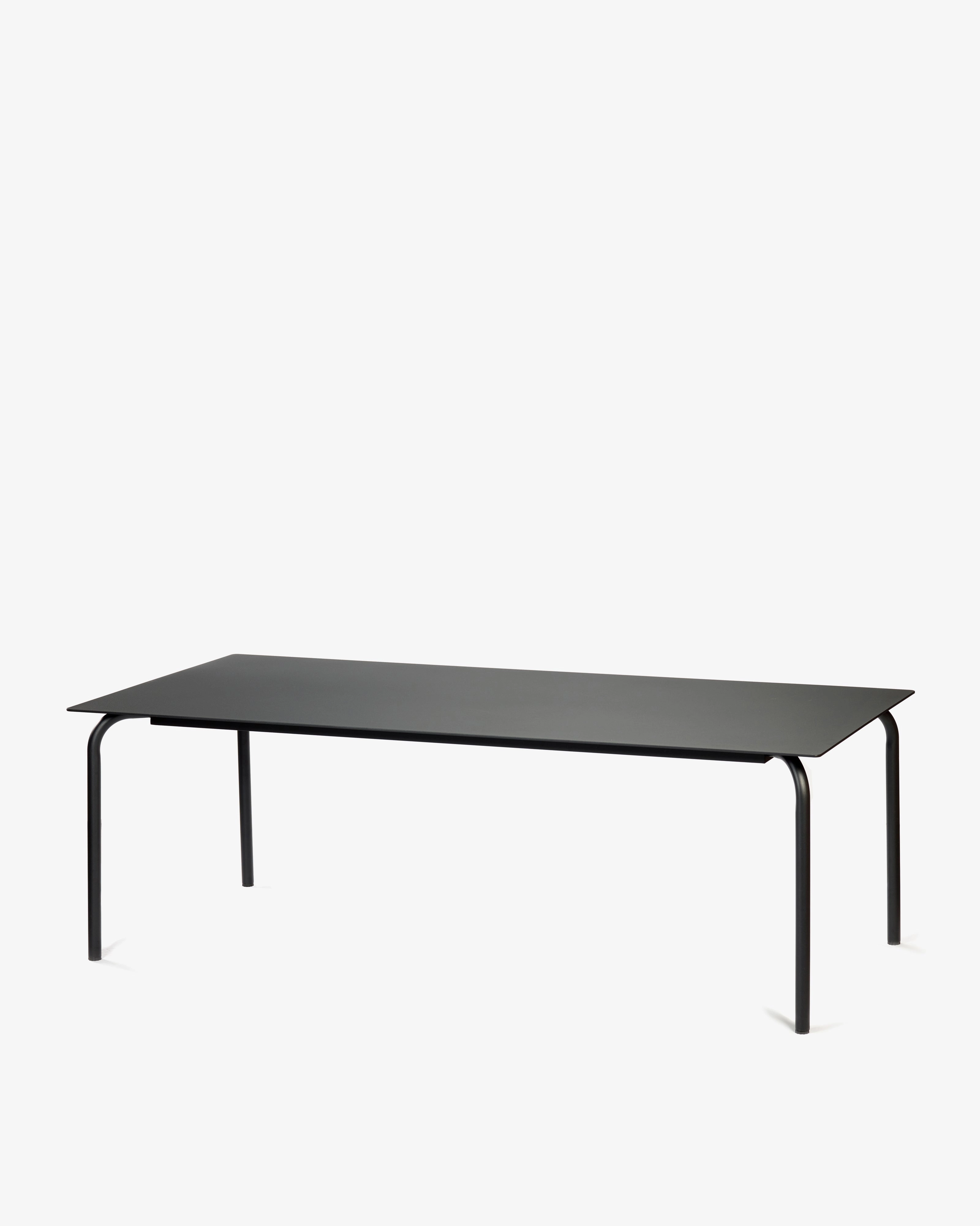Dining table M aluminium black August Outdoor Furniture cheap deals