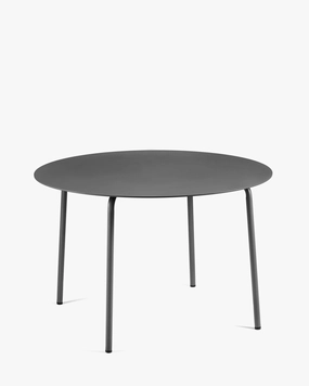 Dining table round L aluminium black August Outdoor Furniture cheap deals