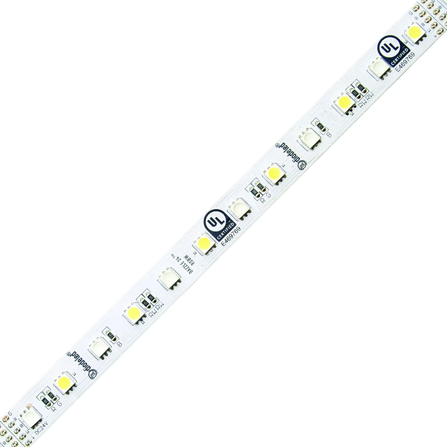 Diode Led Lighting DI-24V-RGBW-0020 Dazzle Led Tape Light Decor White Accent Lighting outlet store