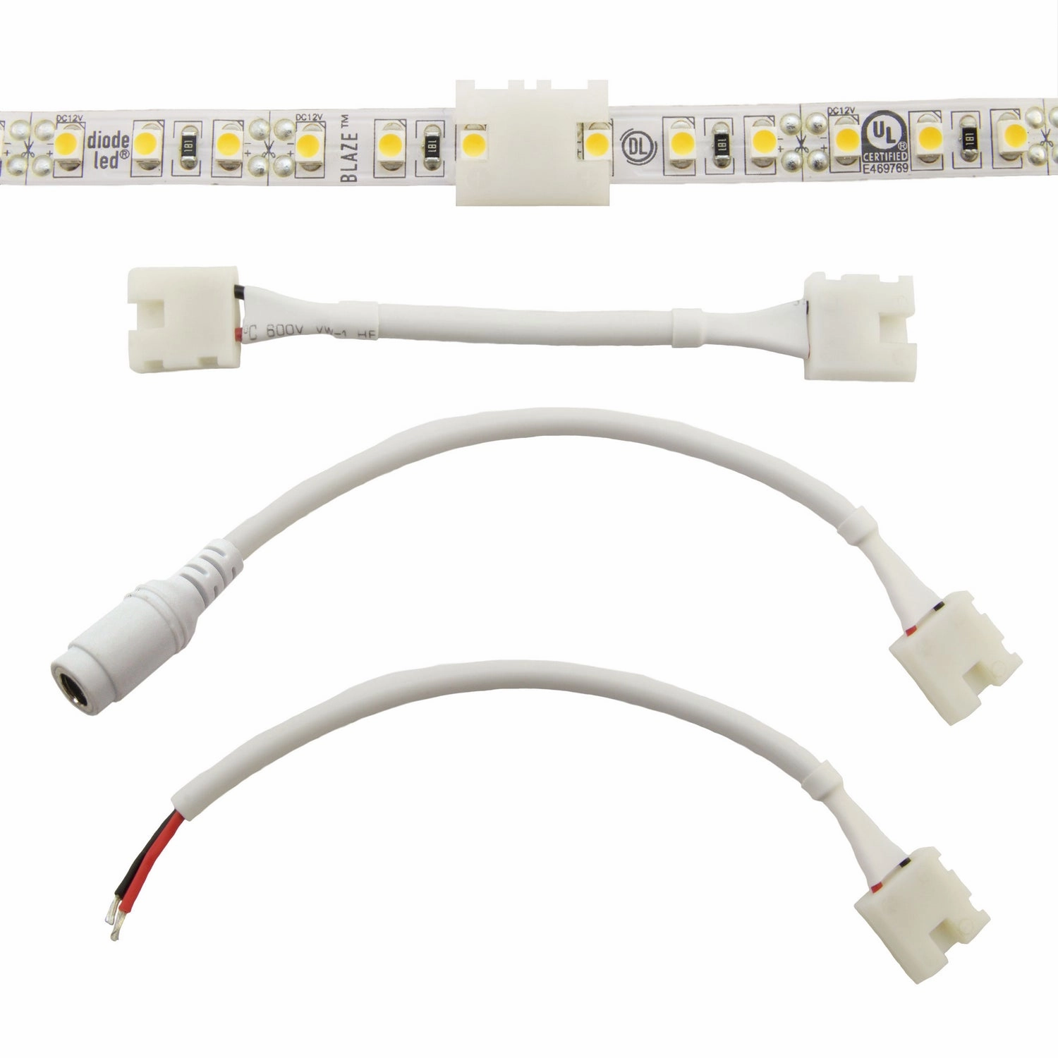 Diode Led Lighting DI-CKT-24SP8-5  Splice Connector Decor White Accent Lighting outlet store