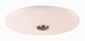 Disk LED Fan Light Kit in Brushed Polished Nickel Outdoor Ceiling Fans discount