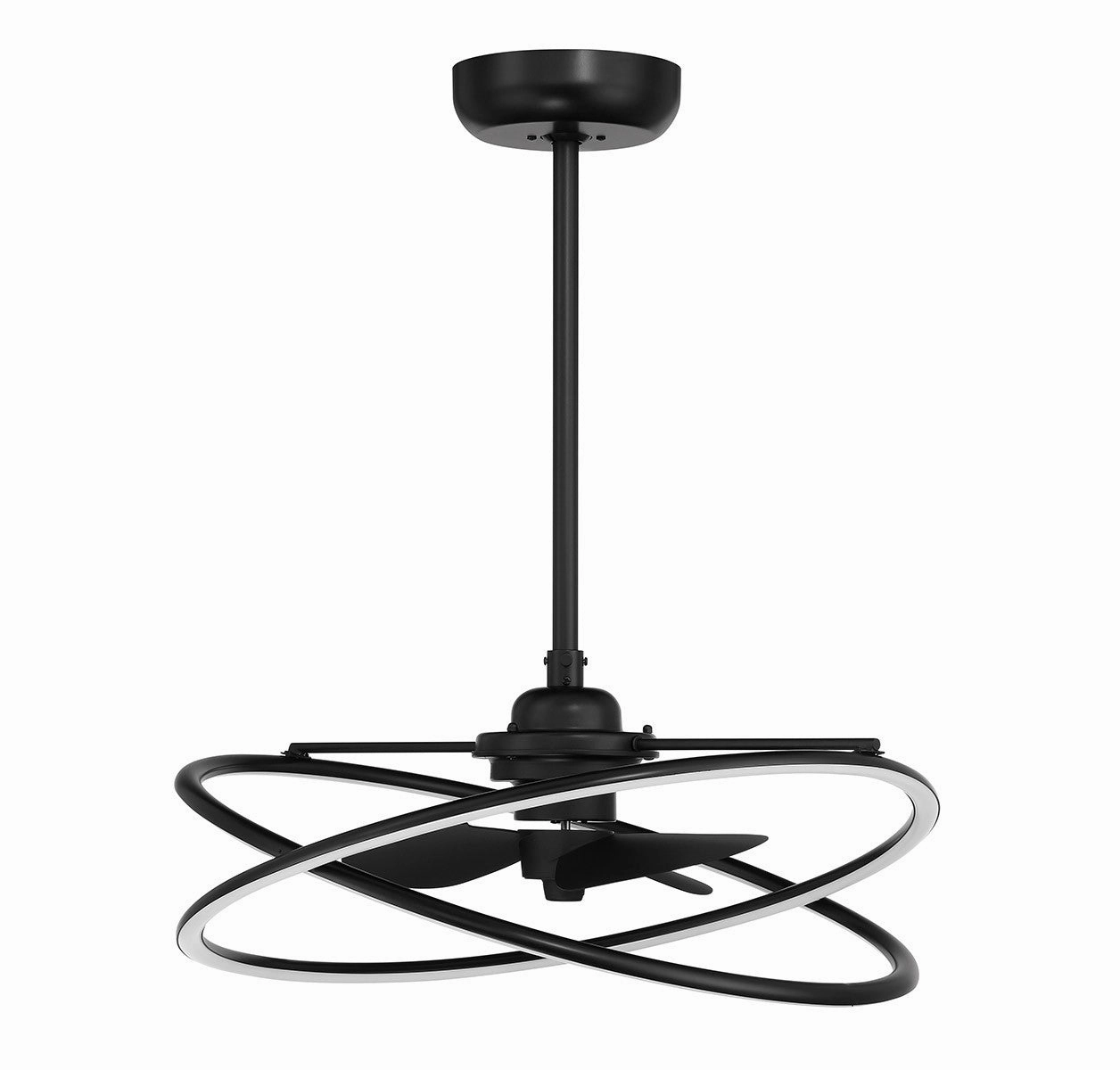 Dorado LED Fan D'Lier Matte Black Fandeliers at discount prices