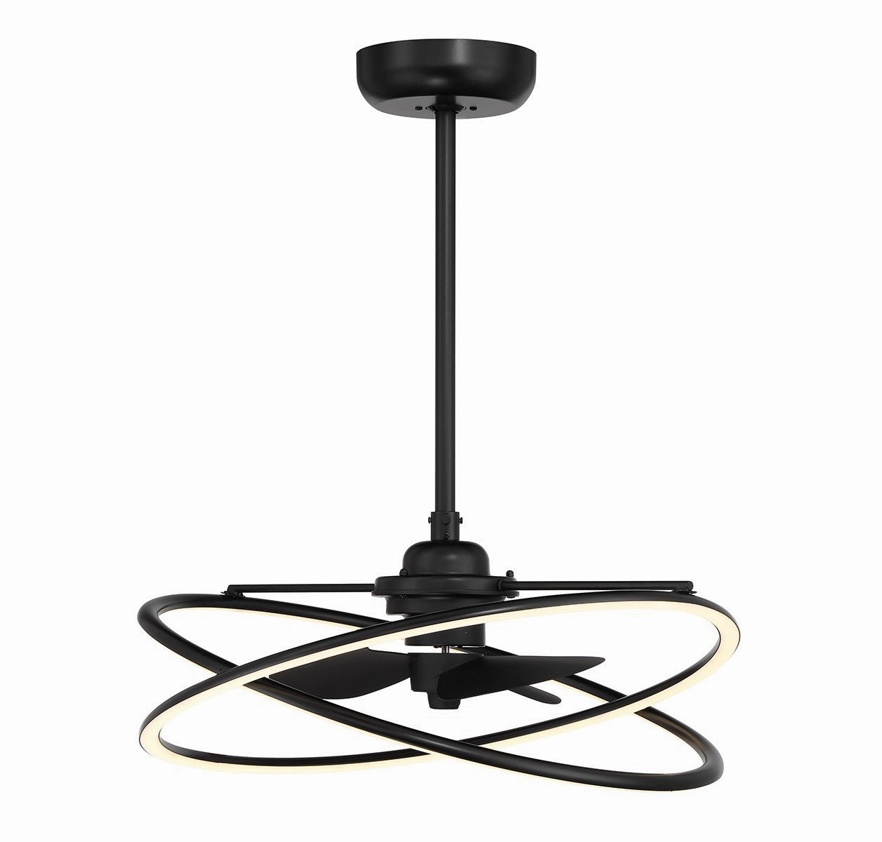 Dorado LED Fan D'Lier Matte Black Fandeliers FANS on sale now