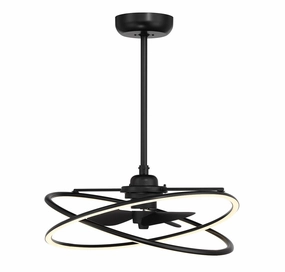 Dorado LED Fan D'Lier Matte Black Fandeliers FANS on sale now