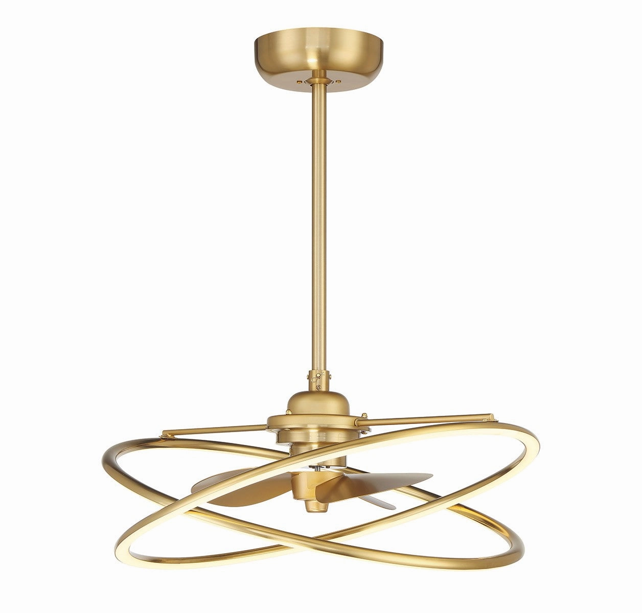 Dorado LED Fan D'Lier Warm Brass Fandeliers FANS on sale now