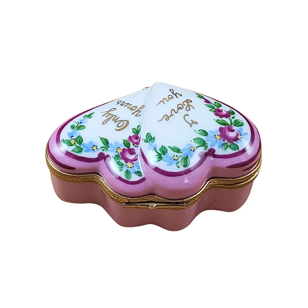 Double Heart Limoges Limoges Boxes collectors shop