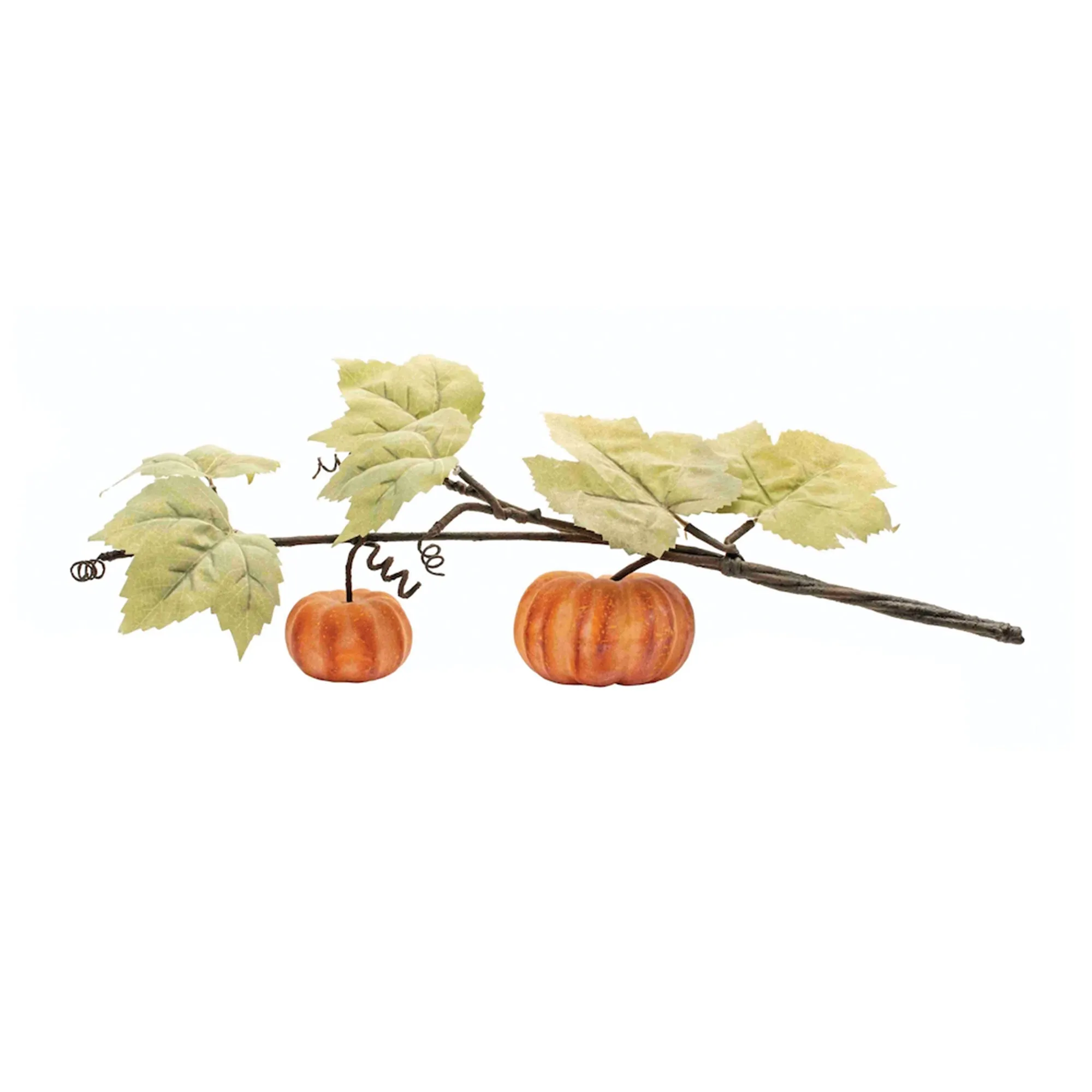 Double Pumpkin Vine (Set of 2) 21"L Foam/Polyester Seasonal Decor Clearance