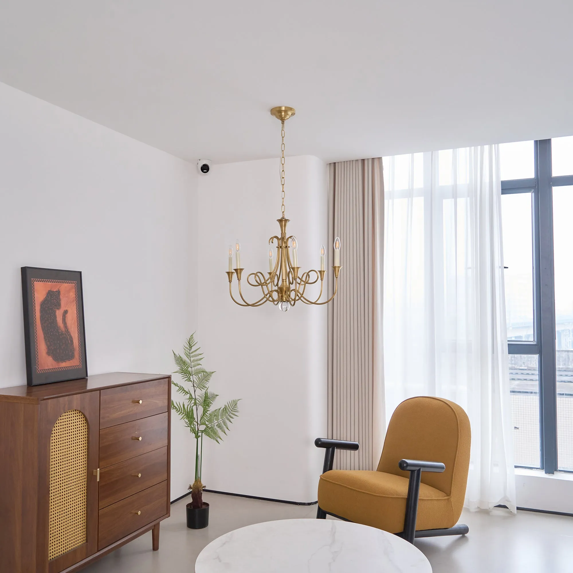 Double Twist Chandelier