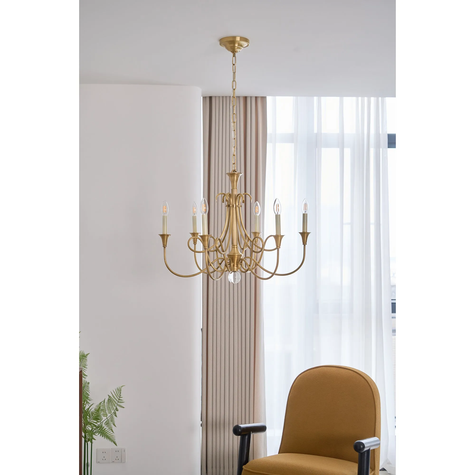 Double Twist Chandelier