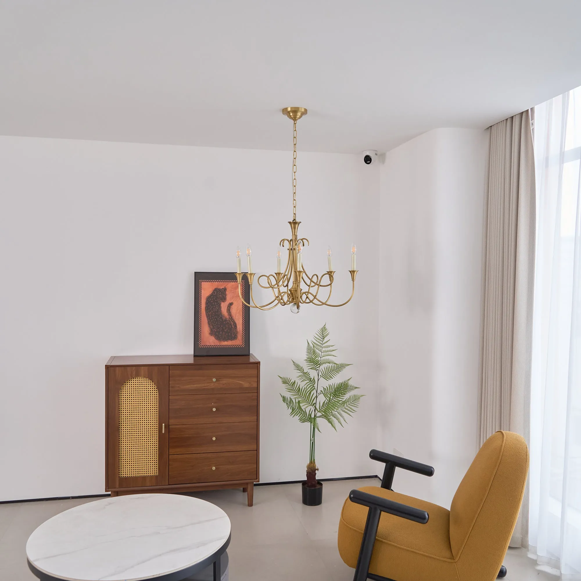 Double Twist Chandelier