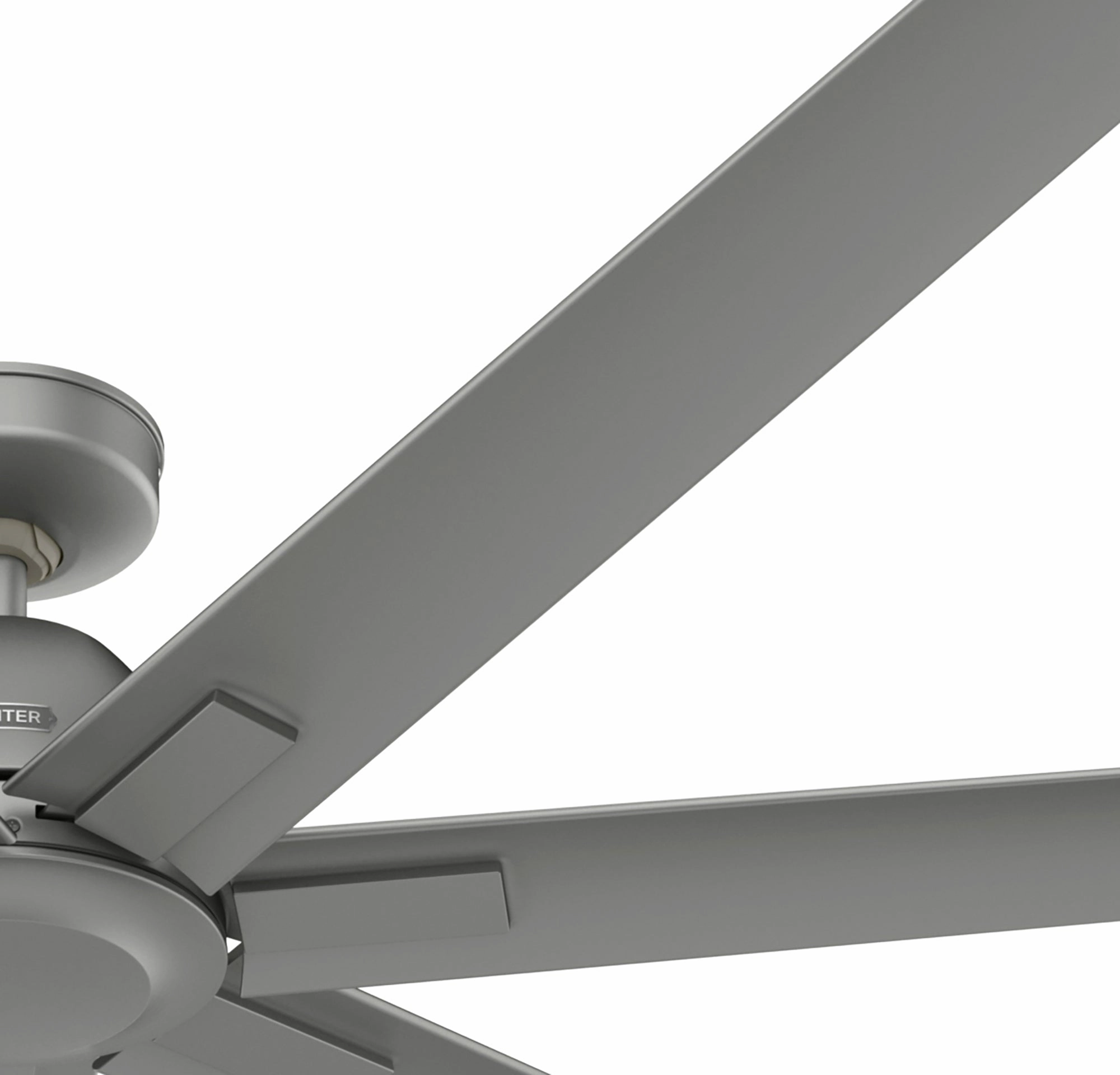 Downtown 72"Ceiling Fan Matte Silver Large Ceiling Fans online store