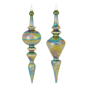 Drop Ornament (Set of 6) 12.5"H Glass Sale on Holiday Decorations