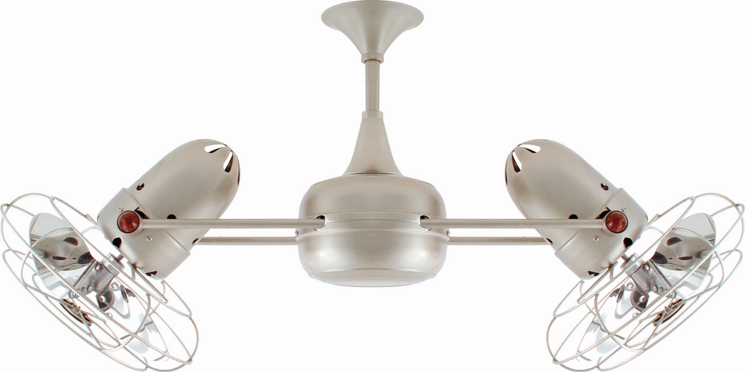 Duplo-Dinamico 36"Ceiling Fan Brushed Nickel Small Fans FANS special offer