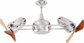 Duplo-Dinamico 36"Ceiling Fan Polished Chrome Small Fans FANS special offer