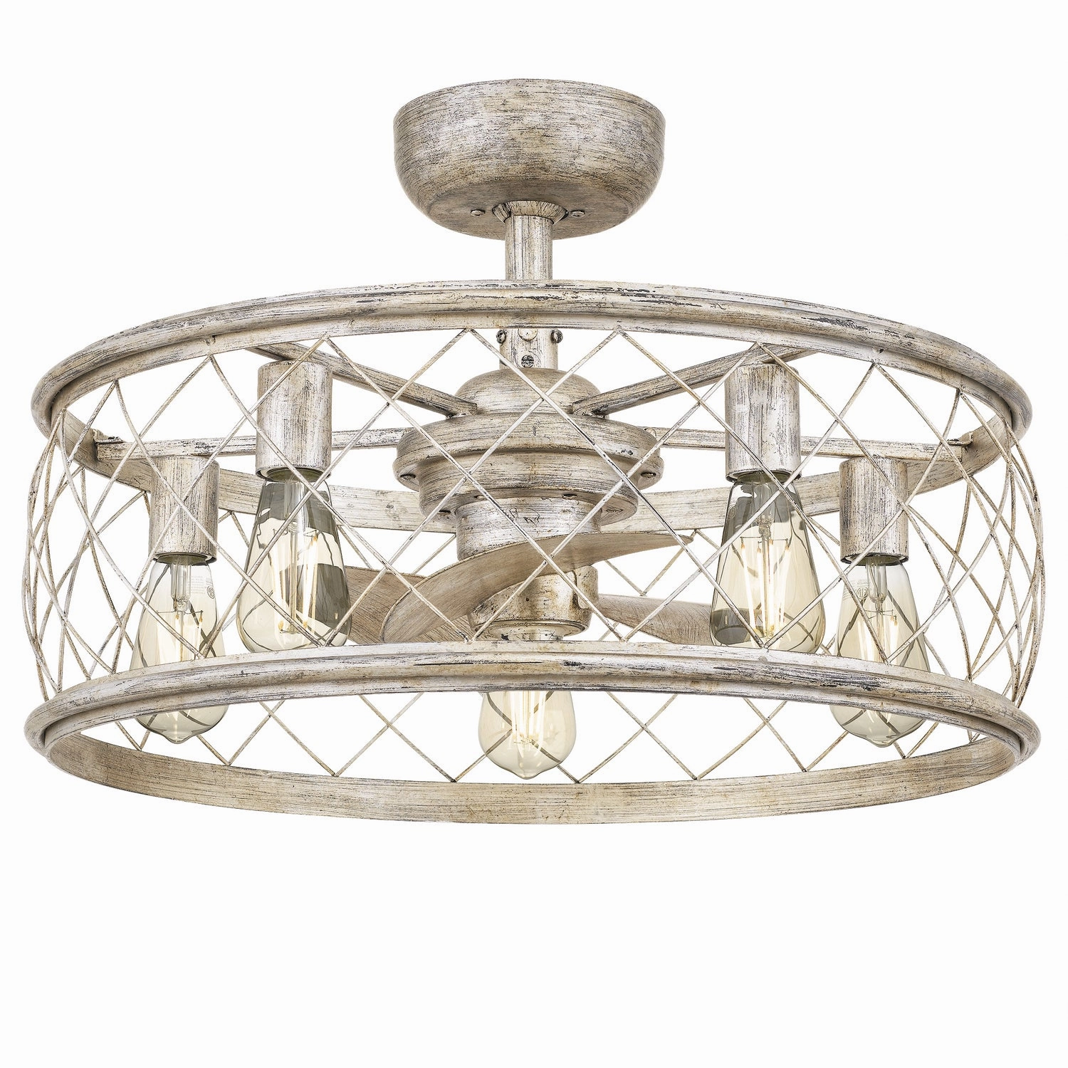 Dury Five Light Fandelier Century Silver Leaf Fandeliers FANS on sale now