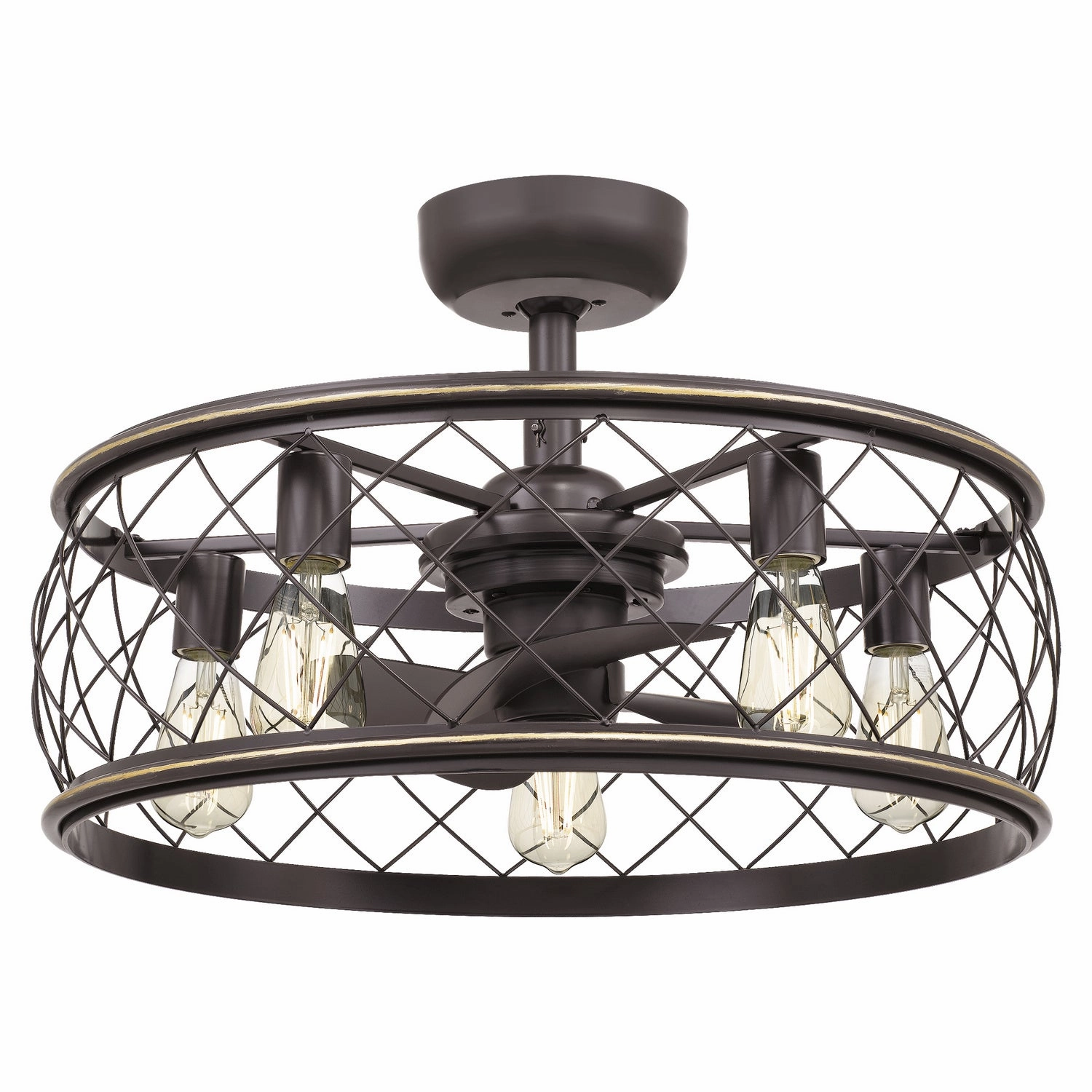Dury Five Light Fandelier Palladian Bronze Fandeliers FANS on sale now