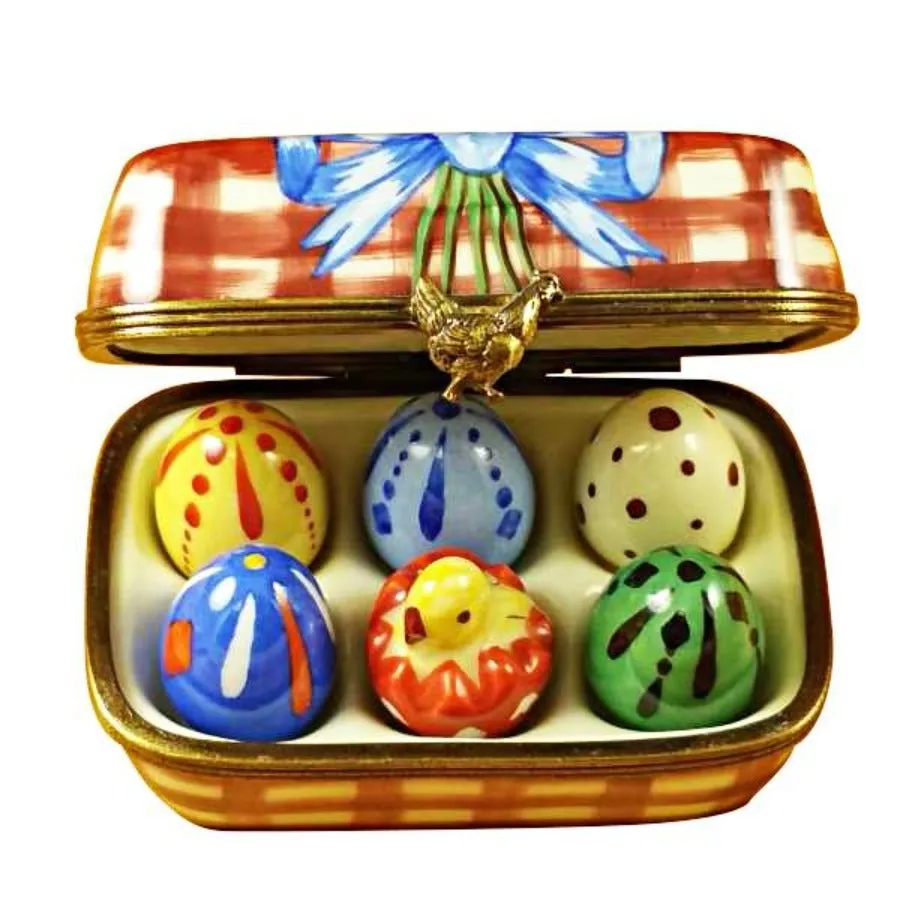 Easter Egg Carton Limoges Collectible Boxes Rare Find