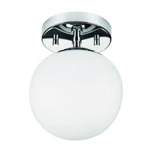 Eclipse 1-Light Flush Mount Bathroom Lighting lighting deals