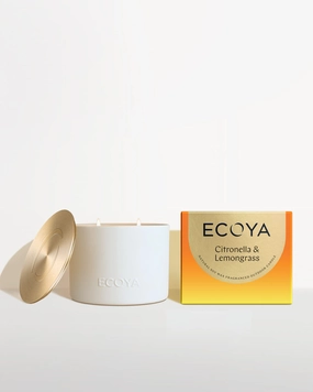Ecoya Citronella & Lemongrass Outdoor Candle 420g Ecoya Home Fragrance sale online