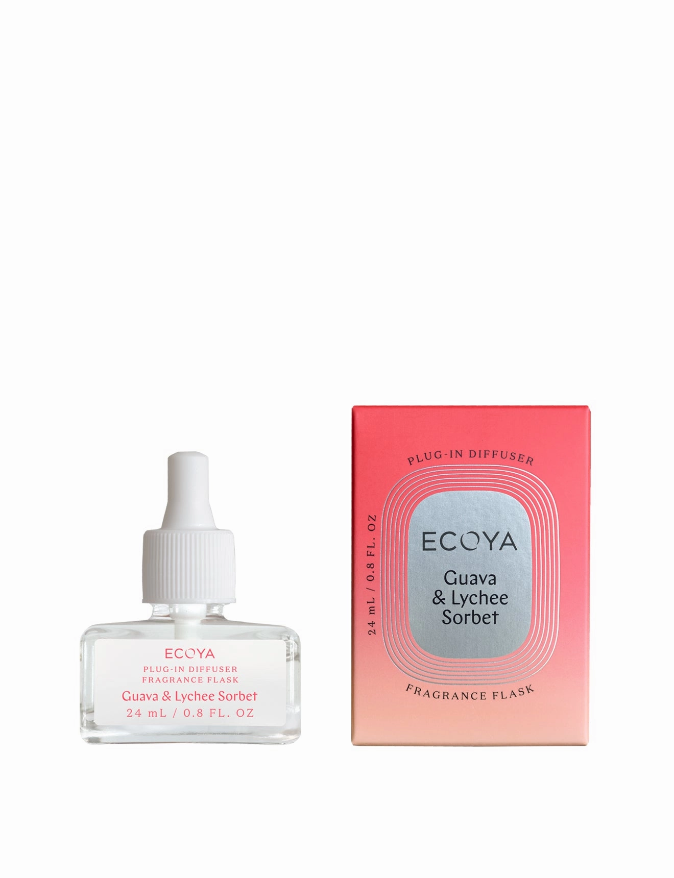 Ecoya Guava & Lychee Sorbet Plug-In Diffuser Fragrance Flask Ecoya Home Fragrance sale online