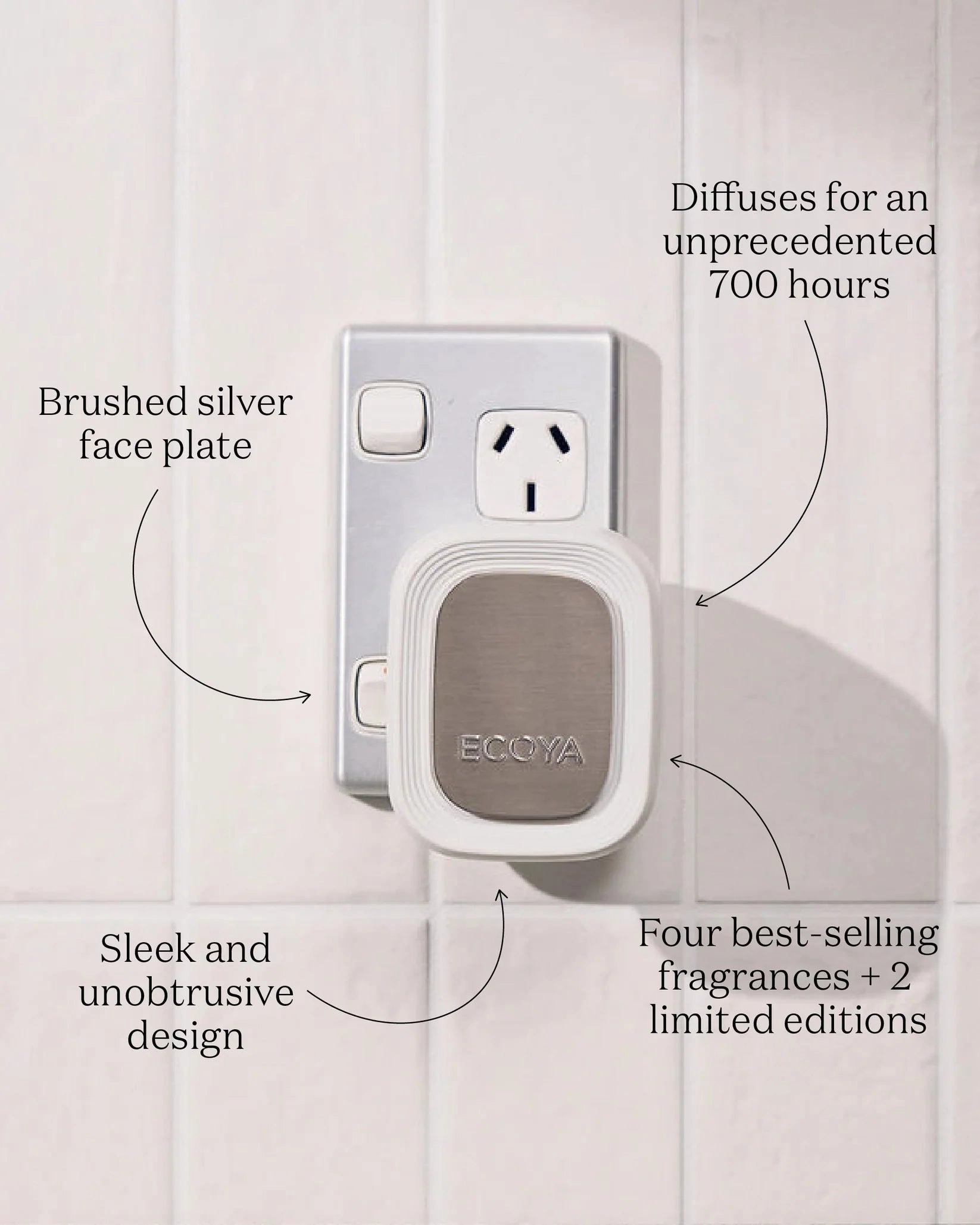 Ecoya Rosewater & Raspberry Plug-In Diffuser And Flask