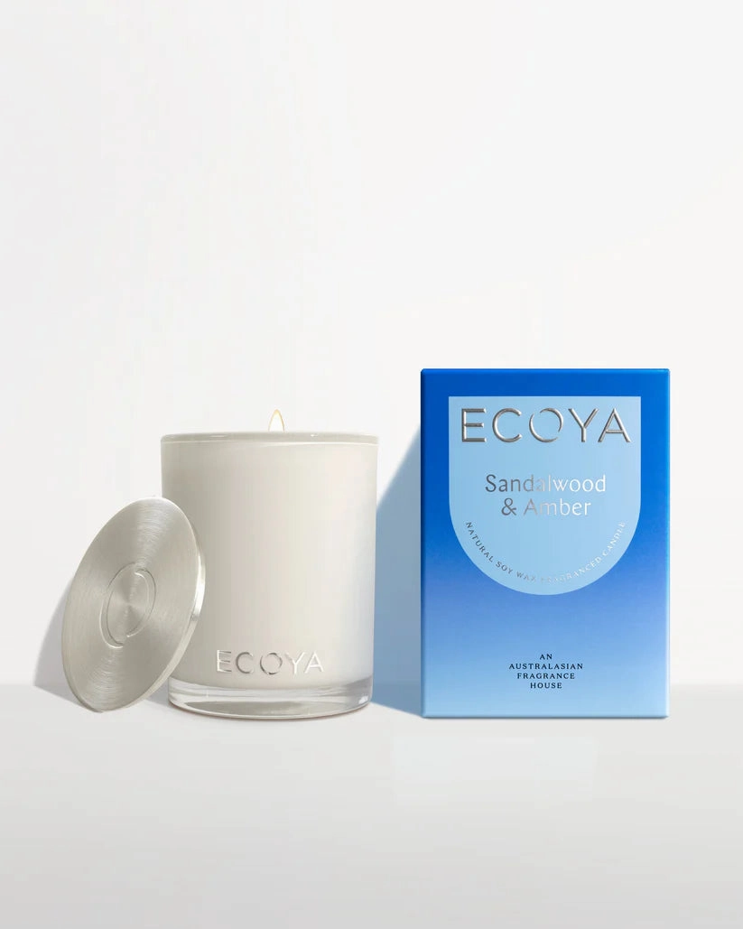 Ecoya Sandalwood & Amber Madison Candle 400G Ecoya Home Fragrance sale online