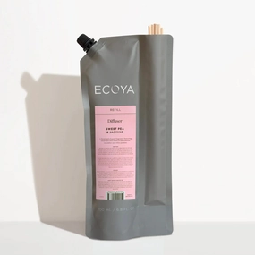 Ecoya Sweet Pea & Jasmine Diffuser Refill 200ml Ecoya Home Fragrance sale online