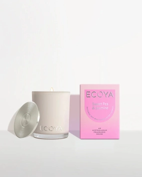 Ecoya Sweet Pea & Jasmine Mini Madison Candle 80g Ecoya Home Fragrance sale online