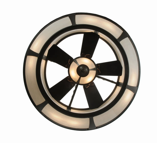 Eight Light Chandel-Air Fandeliers at discount prices
