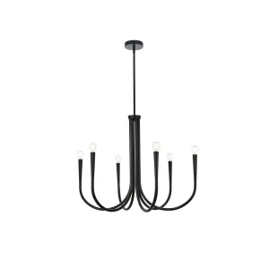Elegant Layne LD722D30BK Chandelier Light - Black Chandeliers Lighting new collection