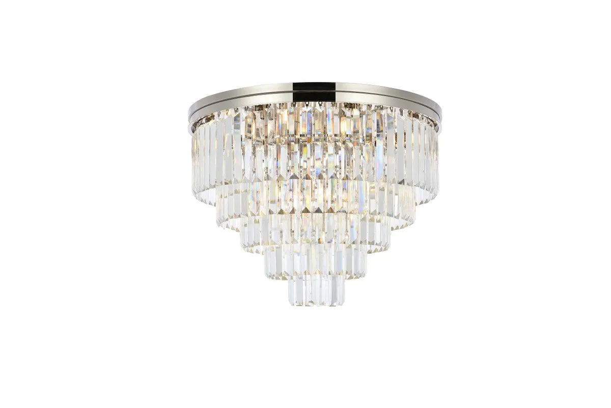 Elegant Lighting 17 Light Flush Mount Flush Mount Ceiling Lights