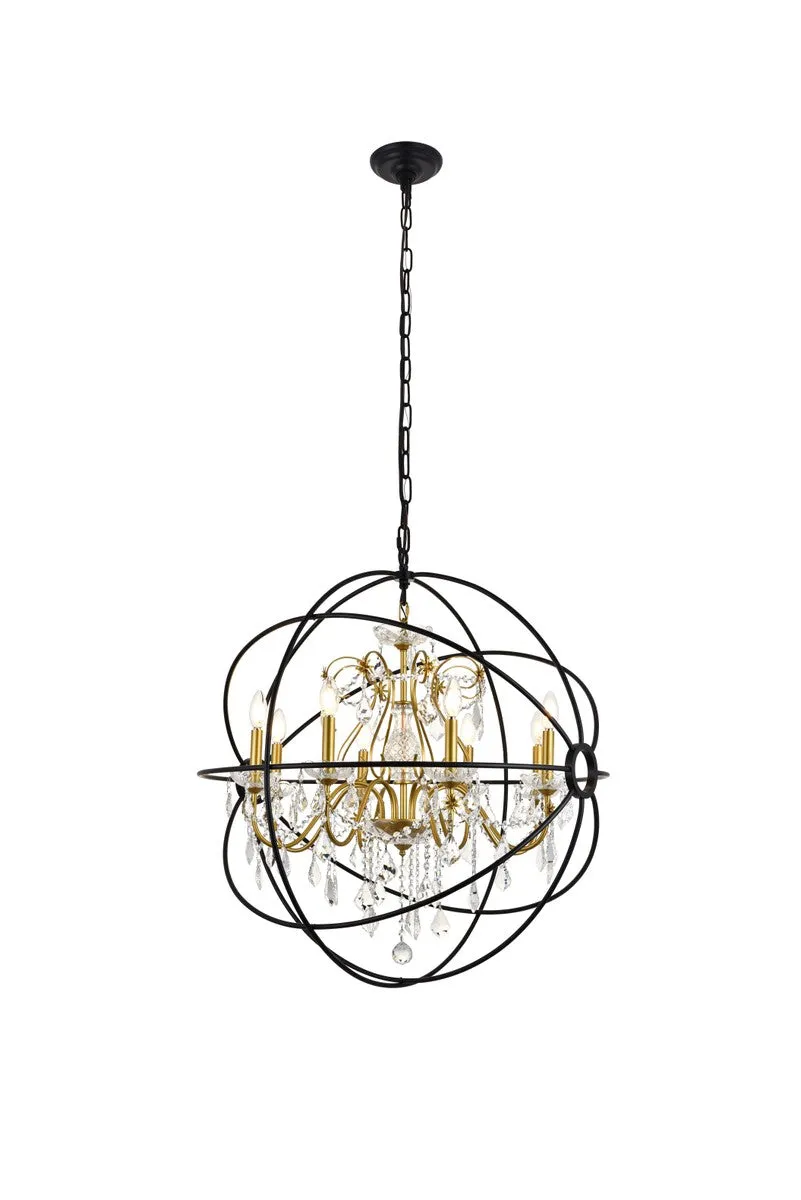 Elegant Lighting Eight Light Pendant Modern Ceiling Lighting sale
