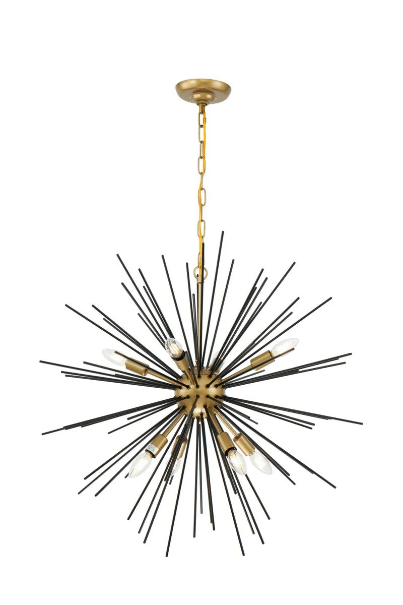 Elegant Lighting Eight Light Pendant Modern Ceiling Lighting sale