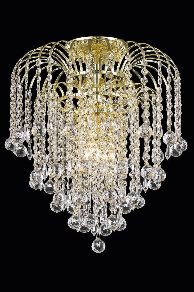 Elegant Lighting Four Light Flush Mount Flush Mount Ceiling Lights