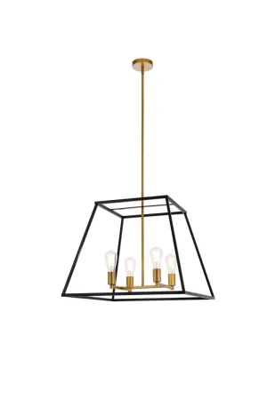 Elegant Lighting Four Light Pendant Discount Ceiling Light fixtures