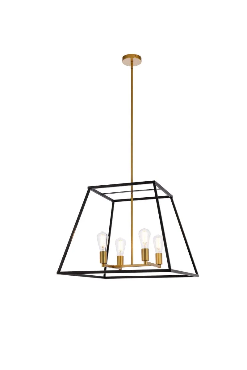 Elegant Lighting Four Light Pendant Discount Ceiling Light fixtures