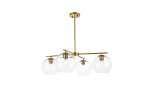 Elegant Lighting Four Light Pendant Discount Ceiling Light fixtures