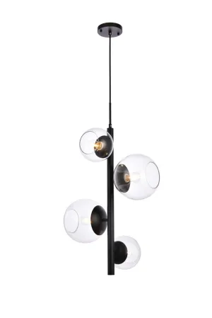 Elegant Lighting Four Light Pendant Discount Ceiling Light fixtures