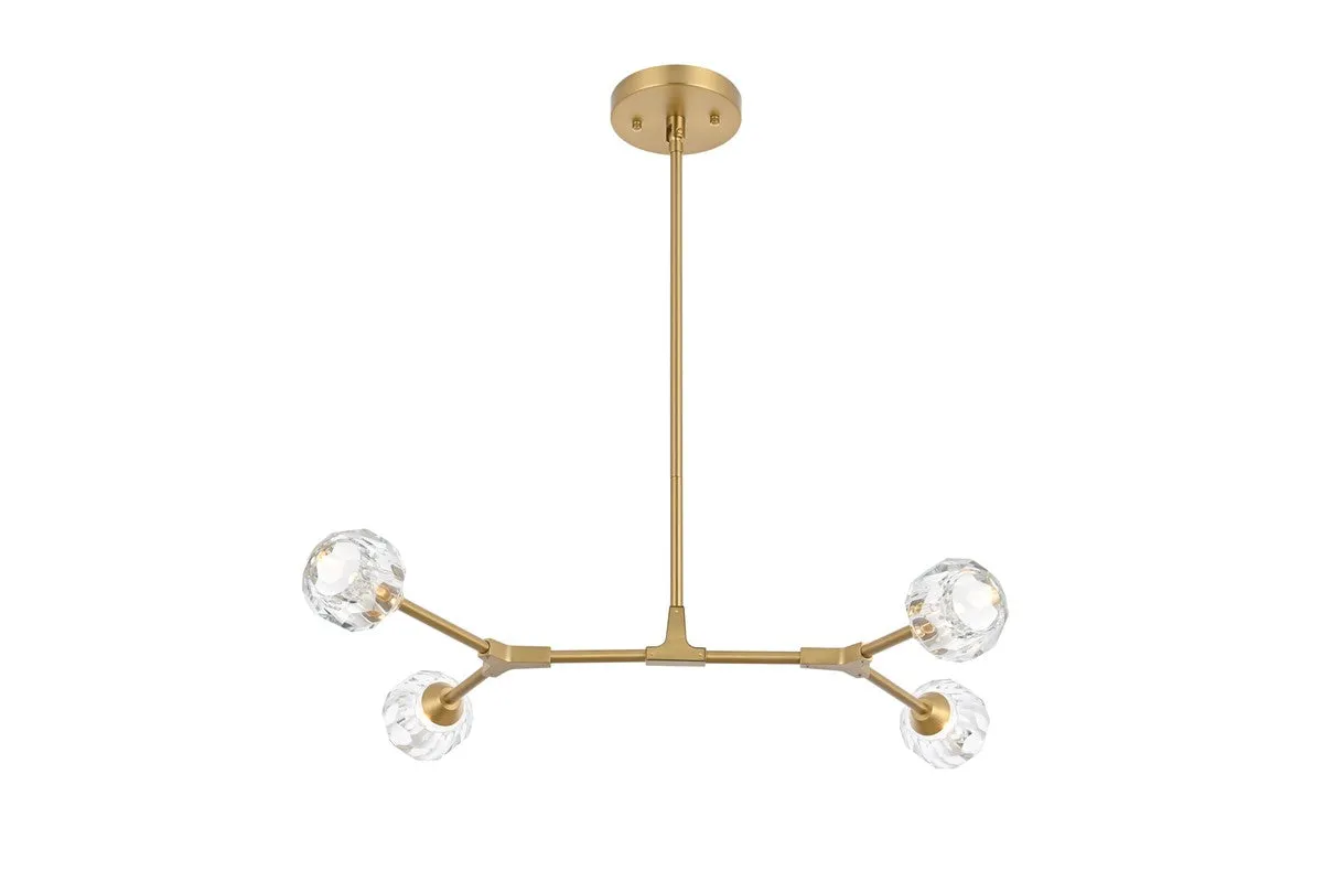 Elegant Lighting Four Light Pendant Discount Ceiling Light fixtures
