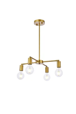 Elegant Lighting Four Light Pendant Discount Ceiling Light fixtures