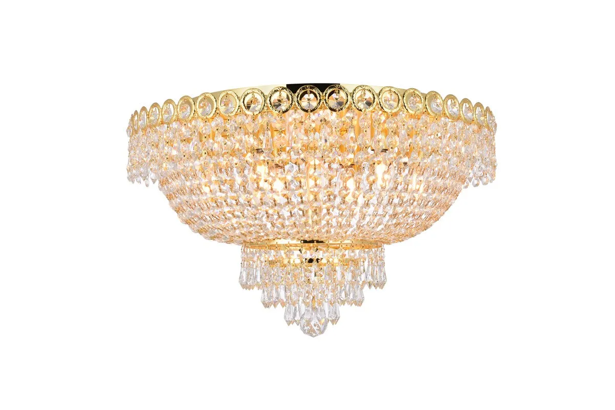 Elegant Lighting Nine Light Flush Mount Flush Mount Ceiling Lights
