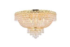 Elegant Lighting Nine Light Flush Mount Flush Mount Ceiling Lights