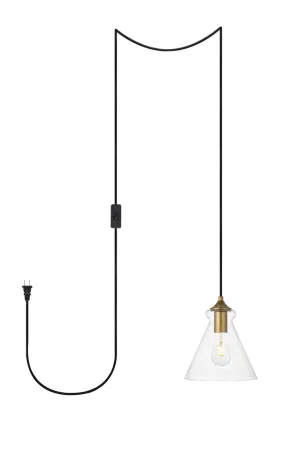 Elegant Lighting One Light Plug in Pendant Cheap Ceiling Lights outlet