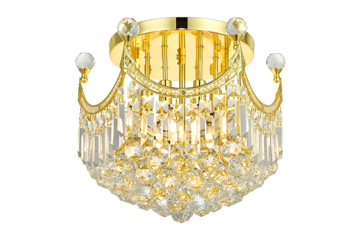 Elegant Lighting Six Light Flush Mount Flush Mount Ceiling Lights